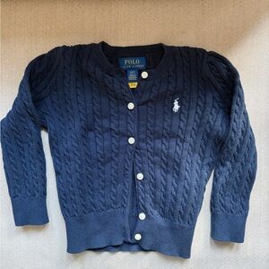 Polo by Ralph Lauren Navy Kids Cardigan 2T
